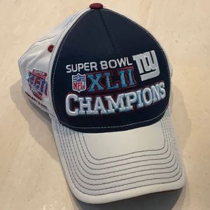 New York Giants Super Bowl XLII Champions Cap NFL 2000 New York NYG Hat Vintage